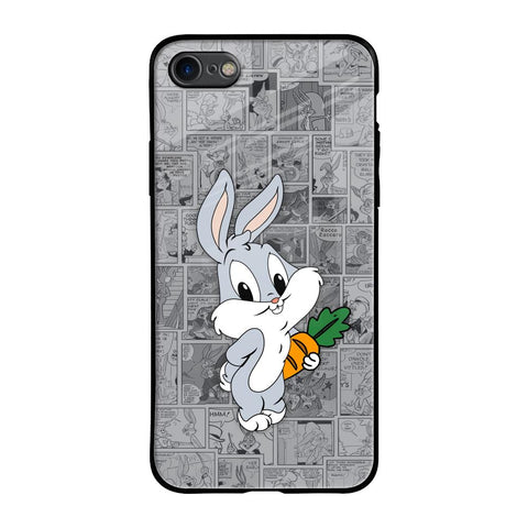 Cute Baby Bunny iPhone 8 Glass Back Cover Online