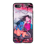 Radha Krishna Art iPhone 8 Glass Back Cover Online