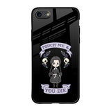 Touch Me & You Die iPhone 8 Glass Back Cover Online