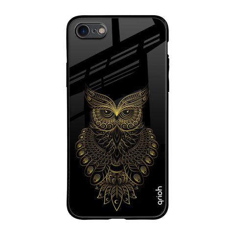 Golden Owl iPhone 8 Glass Back Cover Online