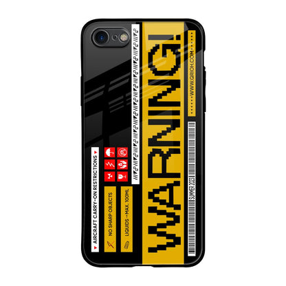 Aircraft Warning iPhone 8 Glass Back Cover Online