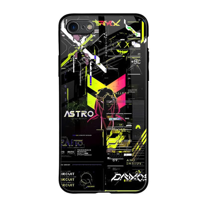 Astro Glitch iPhone 8 Glass Back Cover Online