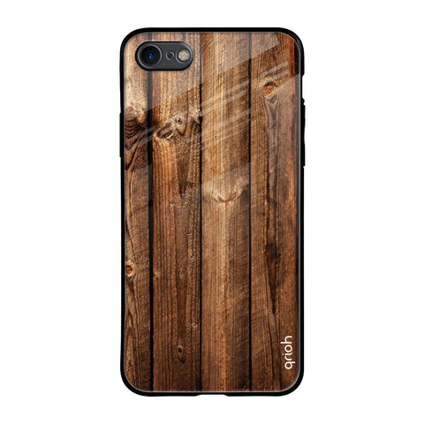 Timber Printed iPhone 8 Glass Back Cover Online