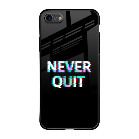 Never Quit iPhone 8 Glass Back Cover Online