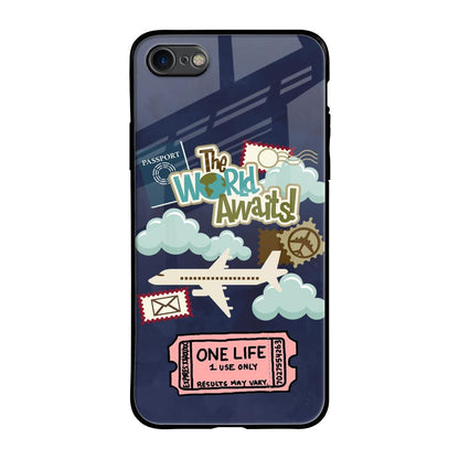 Tour The World iPhone 8 Glass Back Cover Online