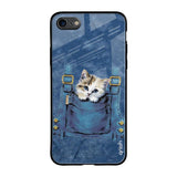 Kitty In Pocket iPhone 8 Glass Back Cover Online