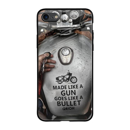 Royal Bike iPhone 8 Glass Back Cover Online