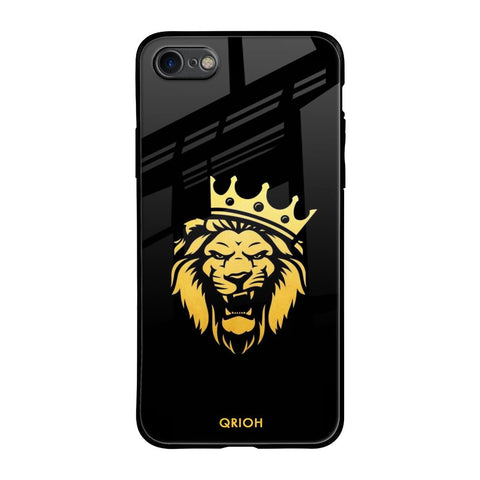 Lion The King iPhone 8 Glass Back Cover Online
