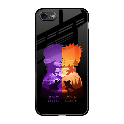 Minimalist Anime iPhone 8 Glass Back Cover Online