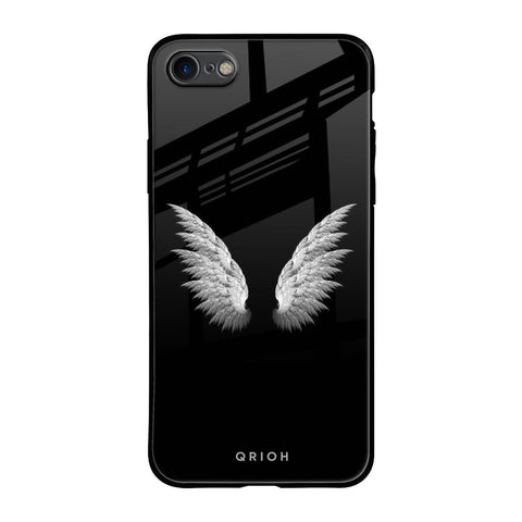 White Angel Wings iPhone 8 Glass Back Cover Online