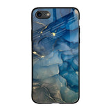 Blue Cool Marble iPhone 8 Glass Back Cover Online