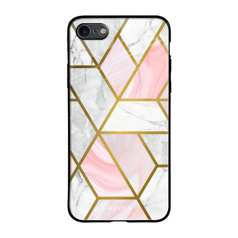 Geometrical Marble iPhone 8 Glass Back Cover Online