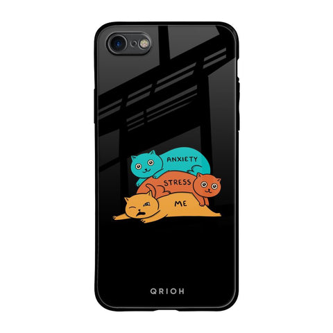 Anxiety Stress iPhone 8 Glass Back Cover Online
