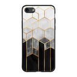 Tricolor Pattern iPhone 8 Glass Back Cover Online
