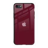 Classic Burgundy iPhone 8 Glass Back Cover Online