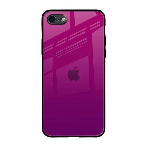 Magenta Gradient iPhone 8 Glass Back Cover Online