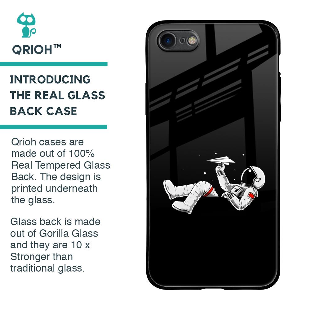 Space Traveller Glass Case for iPhone 8