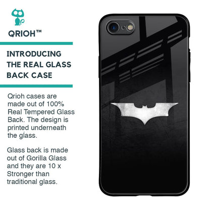 Super Hero Logo Glass Case for iPhone 8