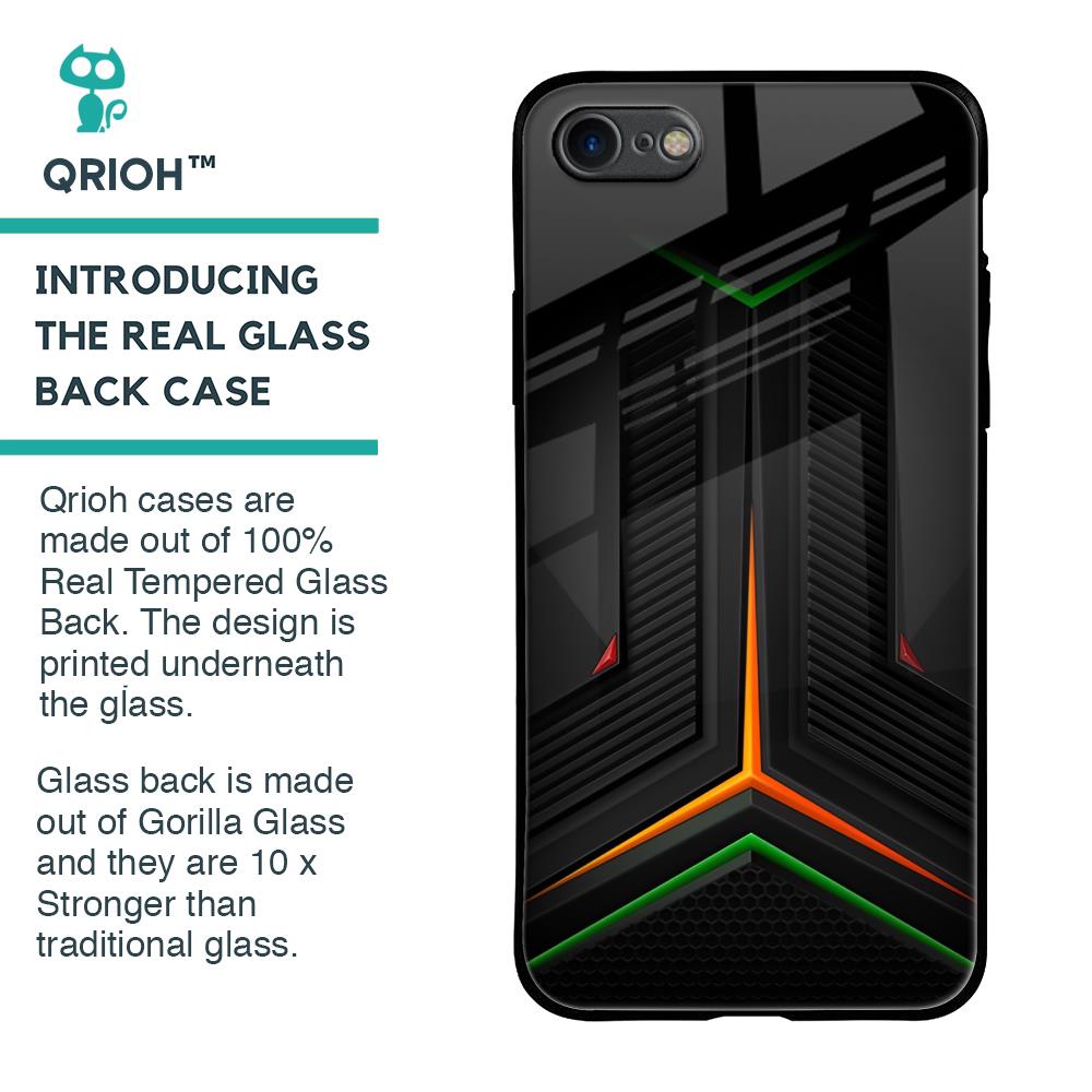 Modern Ultra Chevron Glass Case for iPhone 8