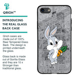 Cute Baby Bunny Glass Case for iPhone 8