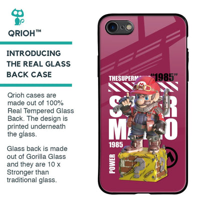 Gangster Hero Glass Case for iPhone 8