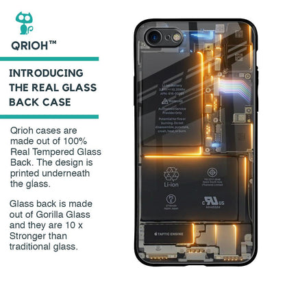 Glow Up Skeleton Glass Case for iPhone 8