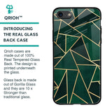 Abstract Green Glass Case For iPhone 8