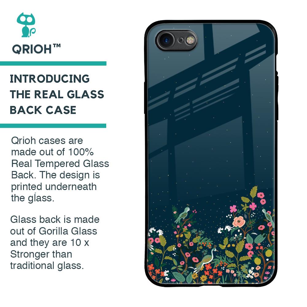 Small Garden Glass Case For iPhone 8