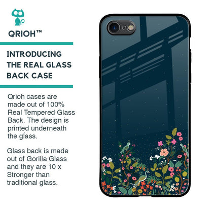 Small Garden Glass Case For iPhone 8