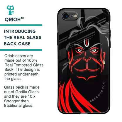 Lord Hanuman Glass Case For iPhone 8