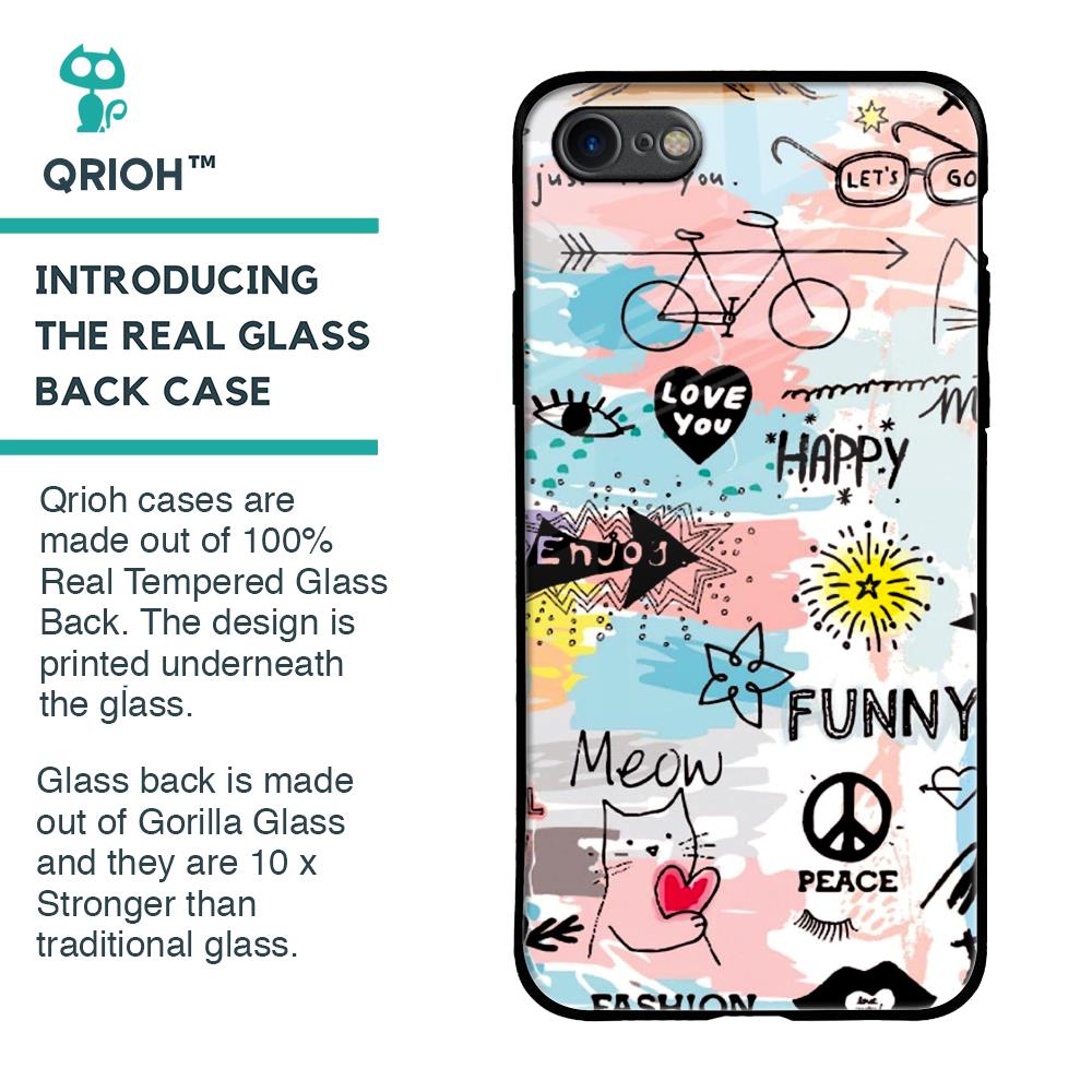 Just For You Glass Case For iPhone 8