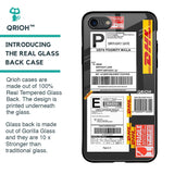 Cool Barcode Label Glass Case For iPhone 8