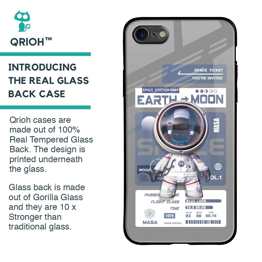 Space Flight Pass Glass Case for iPhone 8