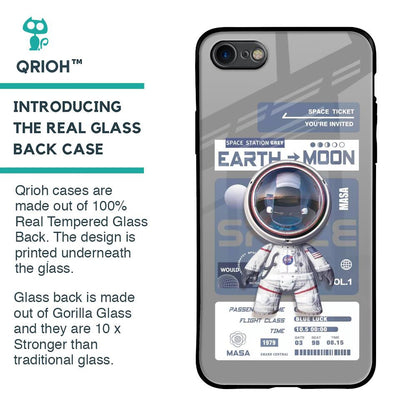 Space Flight Pass Glass Case for iPhone 8