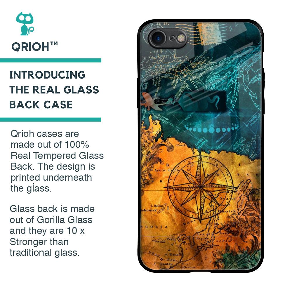 Architecture Map Glass Case for iPhone 8