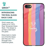 Lucky Abstract Glass Case for iPhone 8