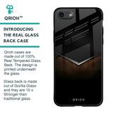 Dark Walnut Glass Case for iPhone 8