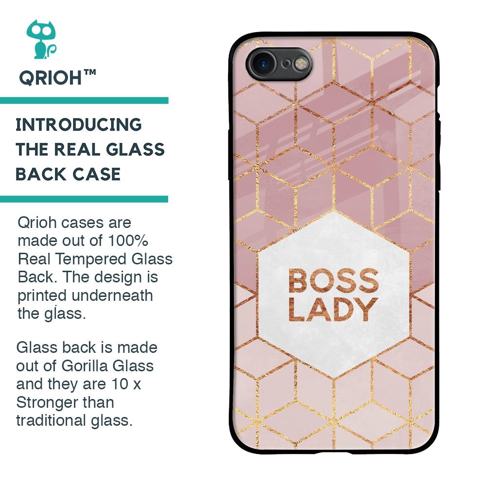 Boss Lady Glass Case for iPhone 8