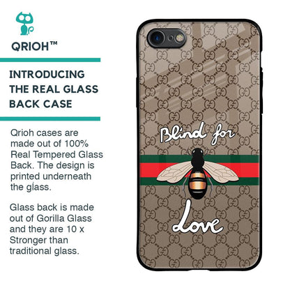 Blind For Love Glass Case for iPhone 8