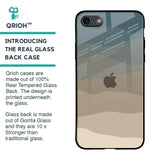 Abstract Mountain Pattern Glass Case for iPhone 8