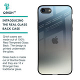 Tricolor Ombre Glass Case for iPhone 8