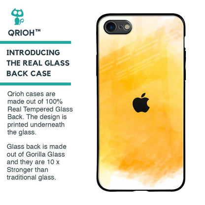 Rustic Orange Glass Case for iPhone 8