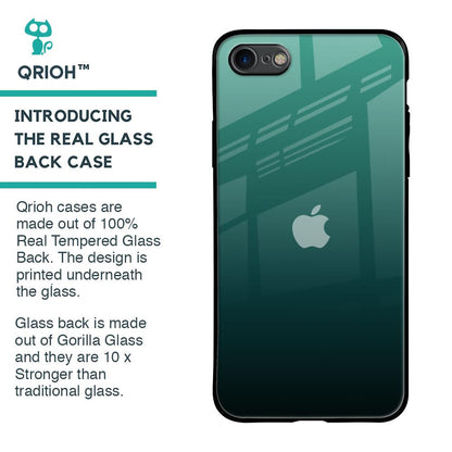 Palm Green Glass Case For iPhone 8