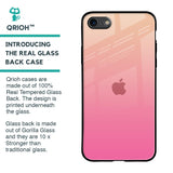 Pastel Pink Gradient Glass Case For iPhone 8