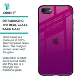 Magenta Gradient Glass Case For iPhone 8