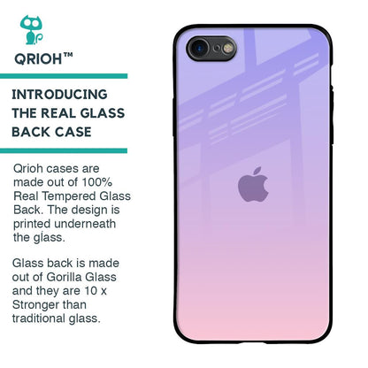 Lavender Gradient Glass Case for iPhone 8