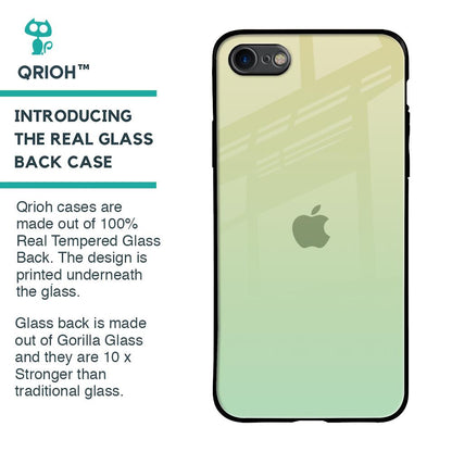 Mint Green Gradient Glass Case for iPhone 8