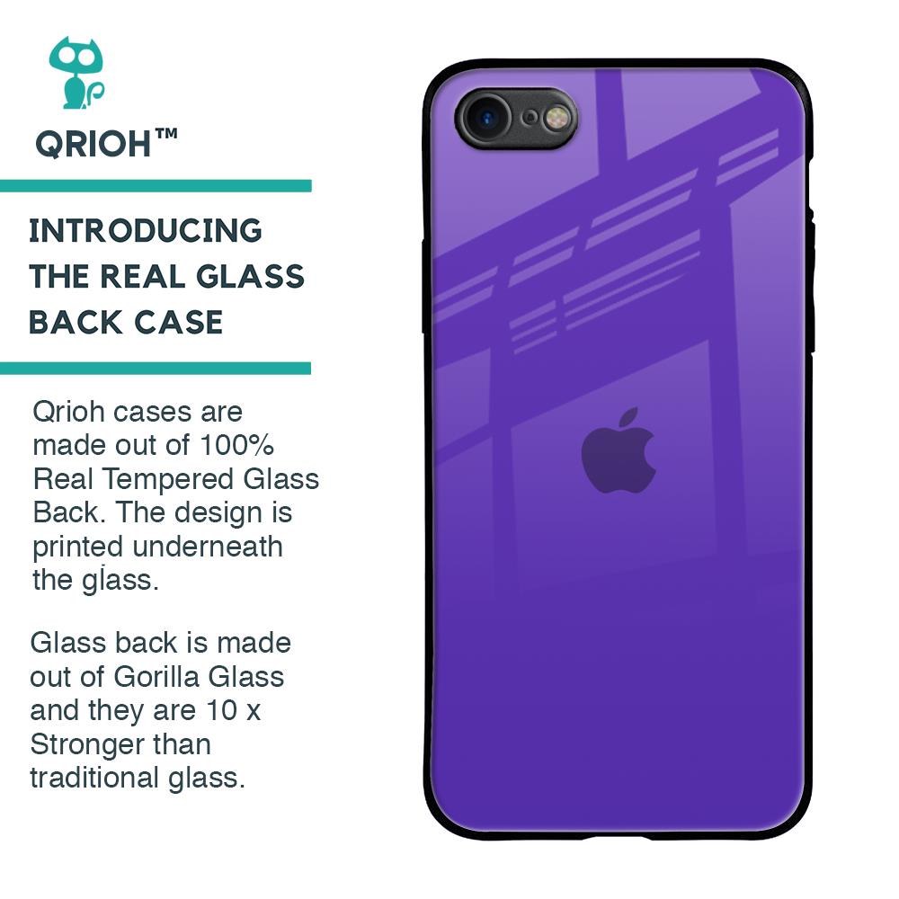 Amethyst Purple Glass Case for iPhone 8