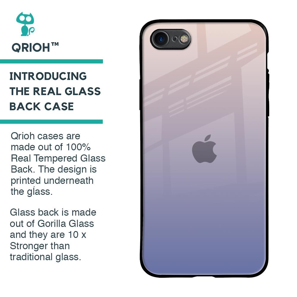 Rose Hue Glass Case for iPhone 8