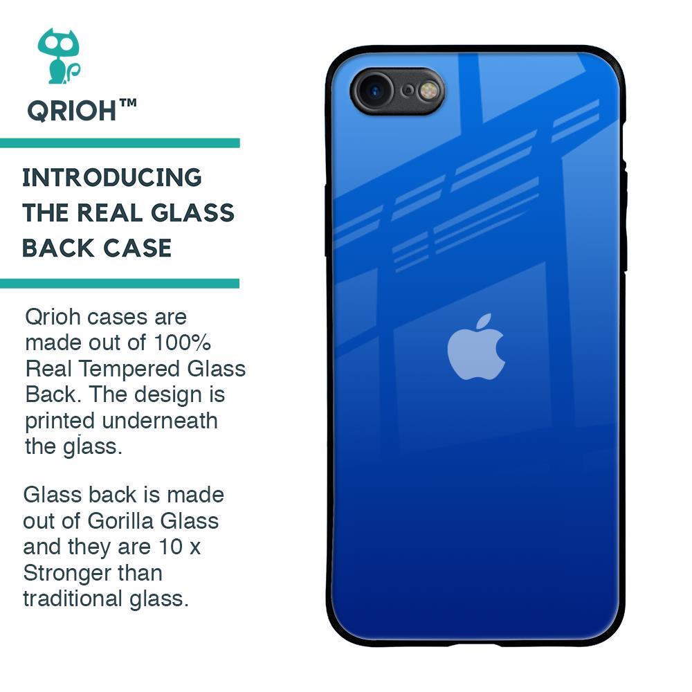 Egyptian Blue Glass Case for iPhone 8